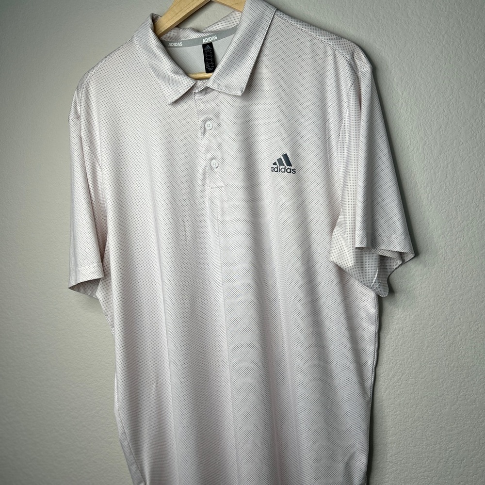 Adidas Men’s Polka Dot Golf Polo Shirt‎ Size XL